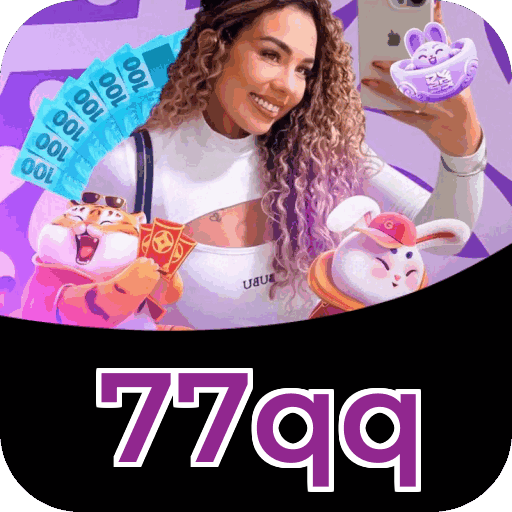 Catálogo slots 77qq mostrando top jogos Gates Olympus Sweet Bonanza Fortune Tiger Big Bass volatilidade RTP